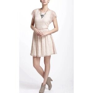 ANTHROPOLOGIE Women's Weston Wear Sasonger Tulle Dress LINED Size XS EUC